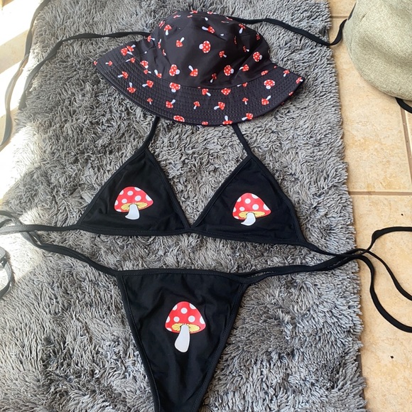 Dolls Kill Other - Mushrooms lingerie set